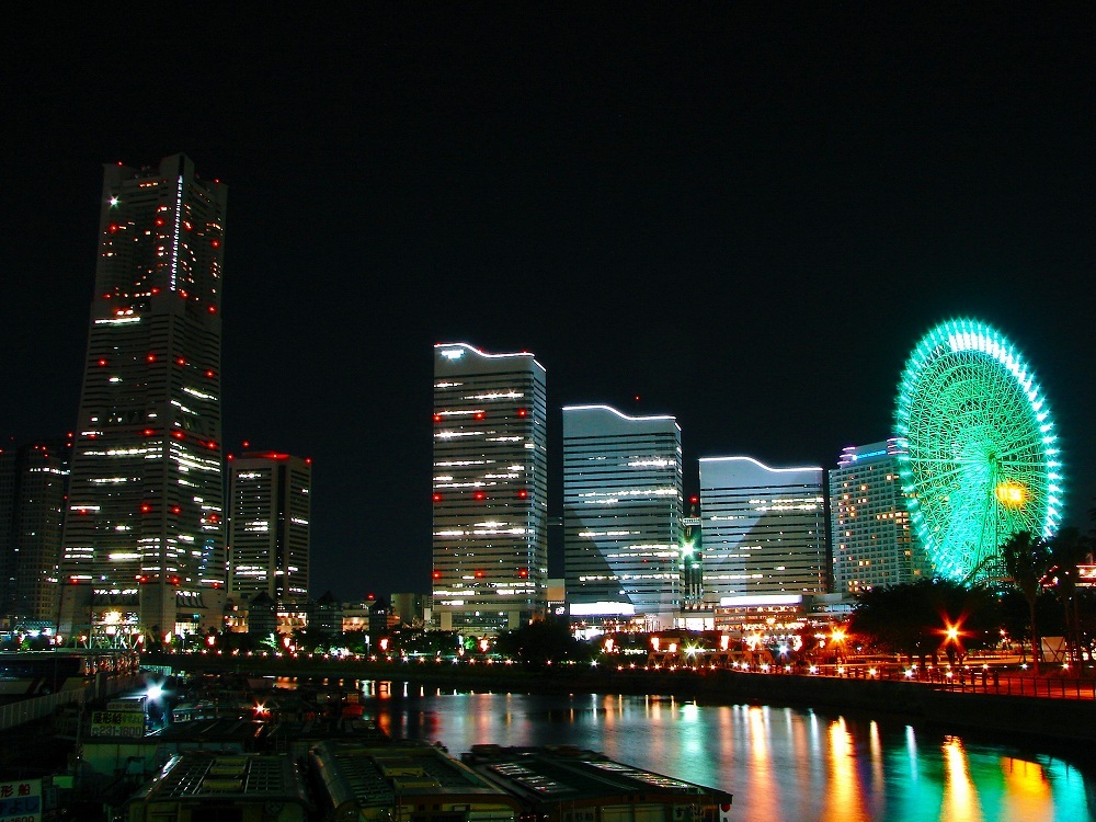 みなとみらいの夜景