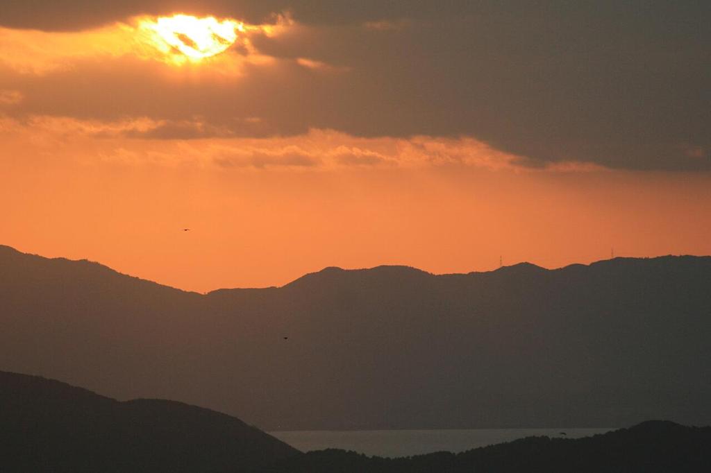 夕日