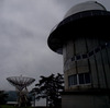 雨の日の天文台は