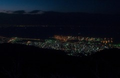 初日の出前－９℃六甲山