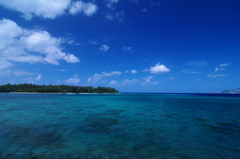 沖縄　屋我地島　海