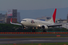 Jex 737-800 Landing