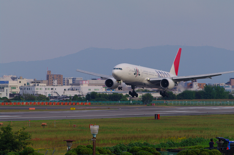 JAL777 嵐　Landing