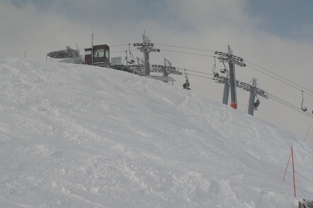 北壁　頂上リフト駅