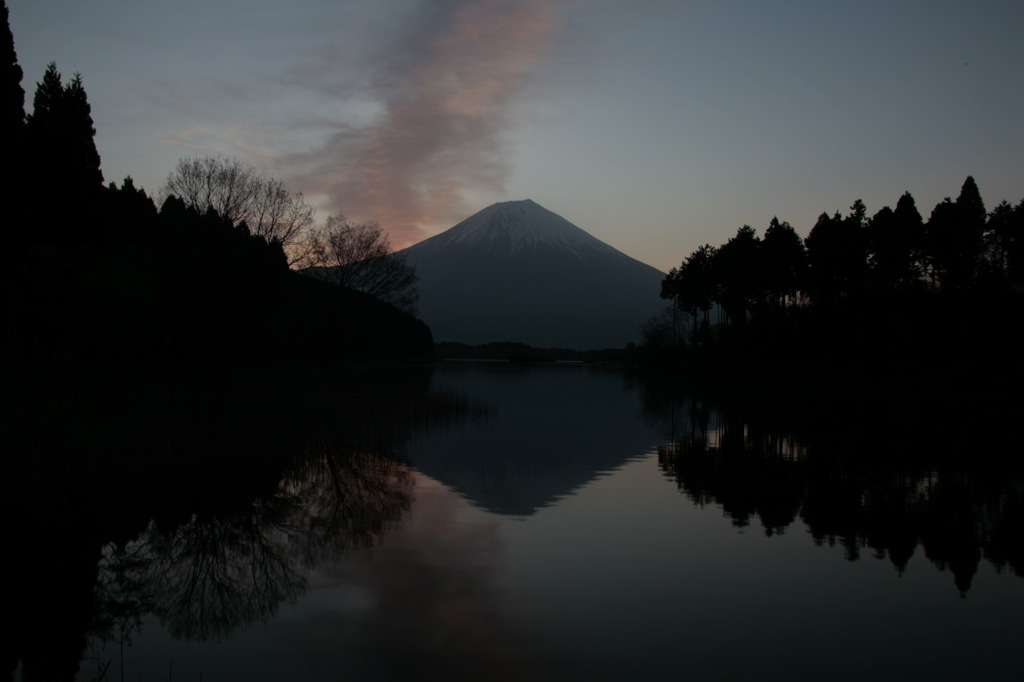 昇竜雲と富士
