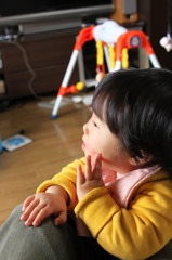 娘、物思いにふける・・・。