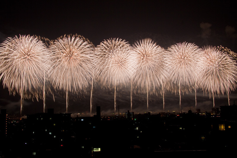 長岡大花火大会　復興祈願花火「ニューフェニックス」４