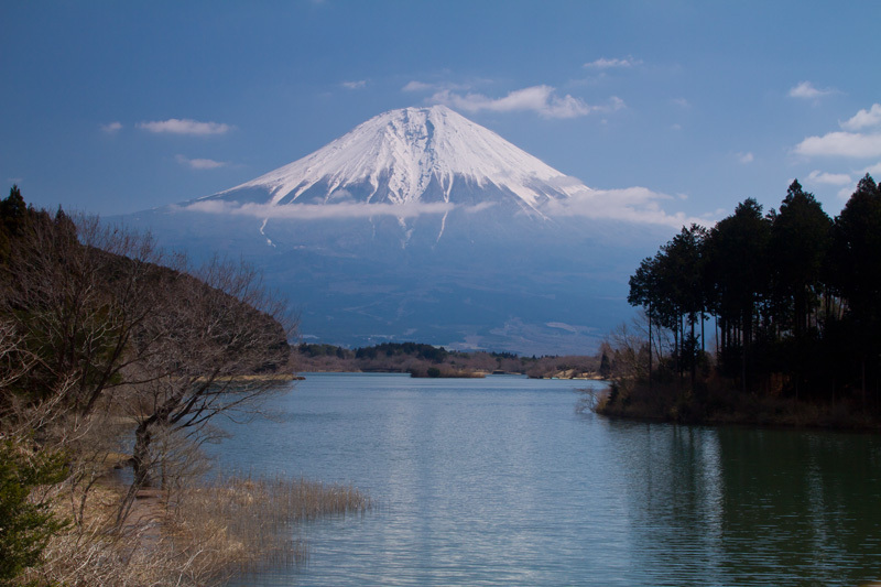春の富士　その2　精進湖