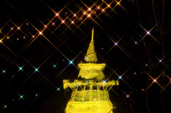 ささかみゆうきの里の火祭り前夜祭２