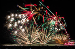 ぎおん柏崎まつり 海の大花火大会 海中大スターマイン！02