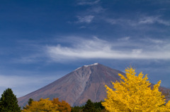 晩秋の富士山