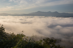 雲上の越後三山