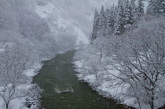 飯豊雪景色