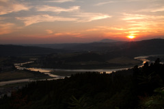 川口十八番夕景
