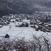 初冬の白川郷全景