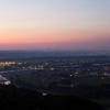 小千谷市山本山高原からの夕景