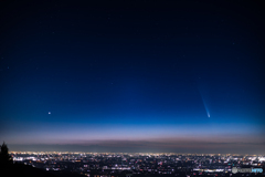 金星と紫金山