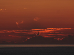 沈んだ夕日のあとに現れたのは！？