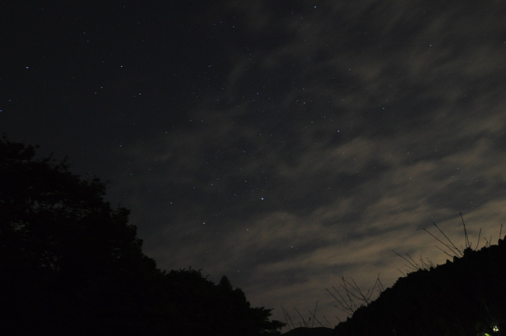 星空を見上げて
