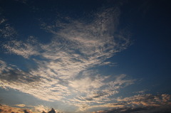 夕暮れ空