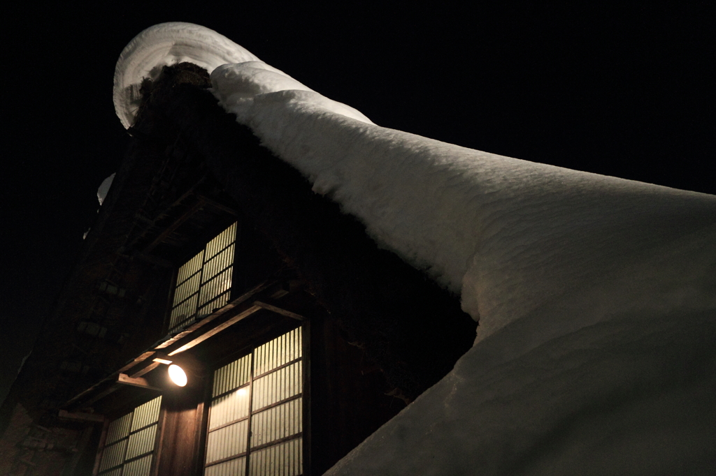 雪に埋もれて