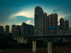 中国重慶市の風景