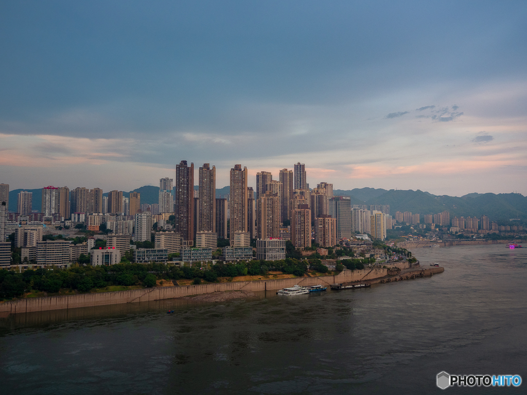 中国重慶市都市風景