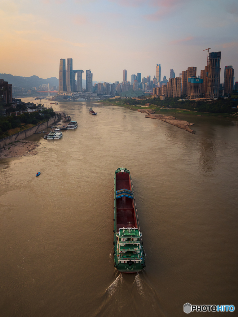 中国重慶市都市風景