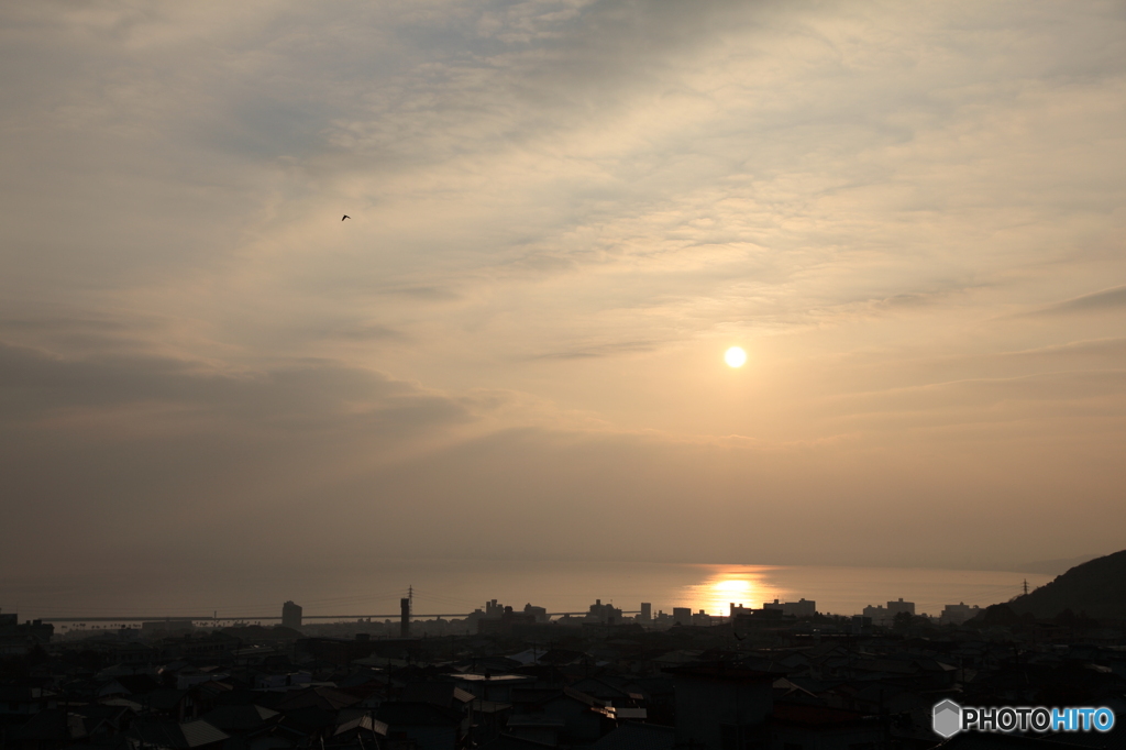 別府湾の朝