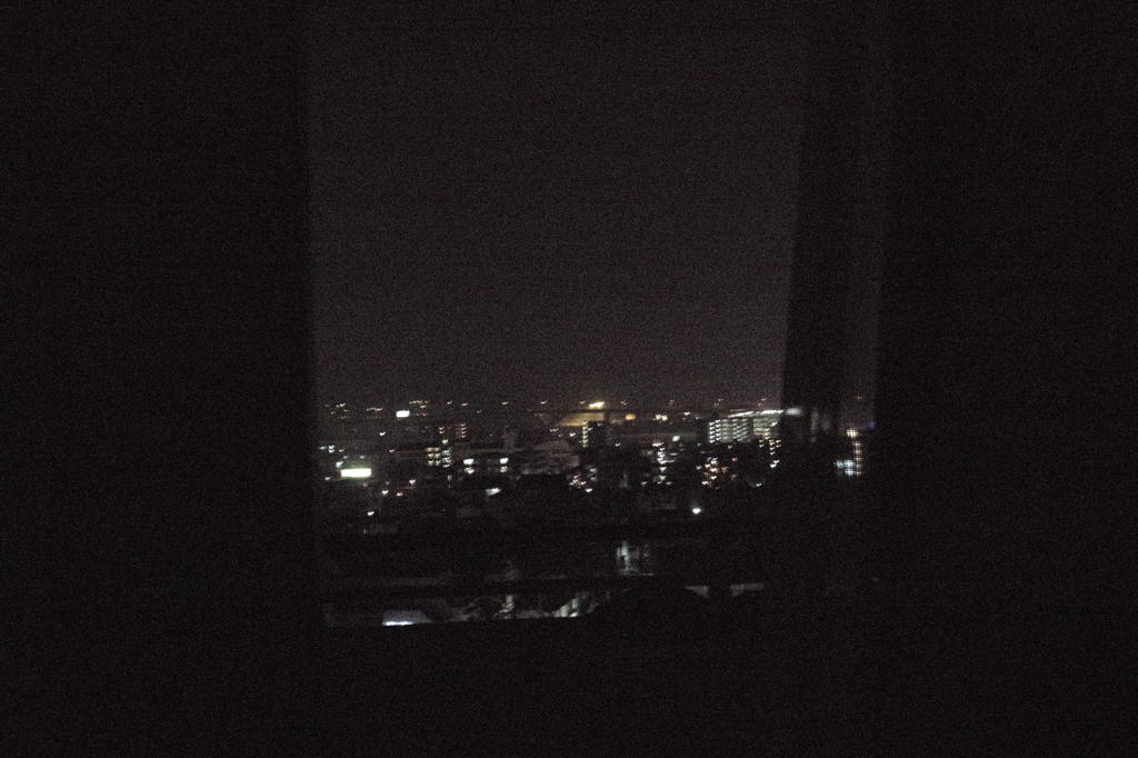 寝室夜景