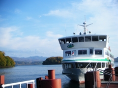 洞爺湖in遊覧船