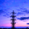 夕暮れの鉄塔