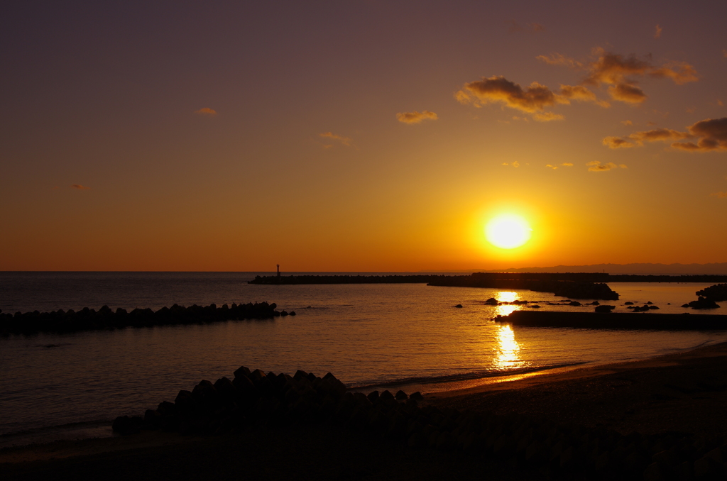 故郷の夕日