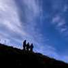 3人の空