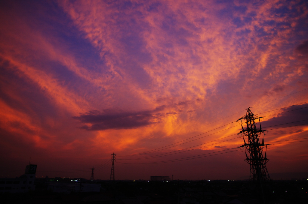 燃える空２