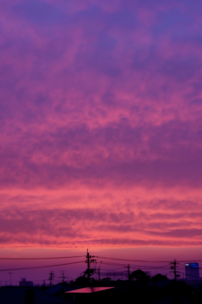 夕焼け雲