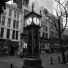 Vancouver Steam-Clock B/W