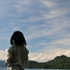 十和田湖を眺めて