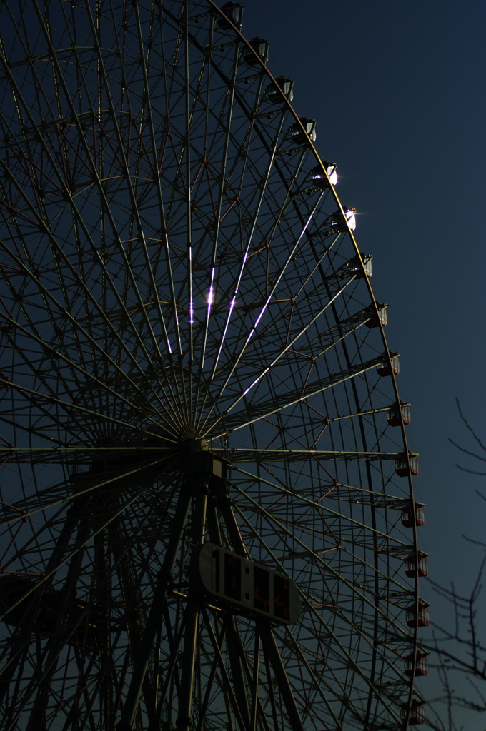 冬空に