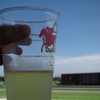 競馬場にて