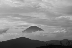 富士のシルエット