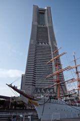 日本丸とランドマーク