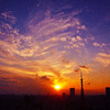 夕暮れの東京