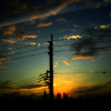 名古屋の夕焼け