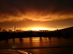 夕方