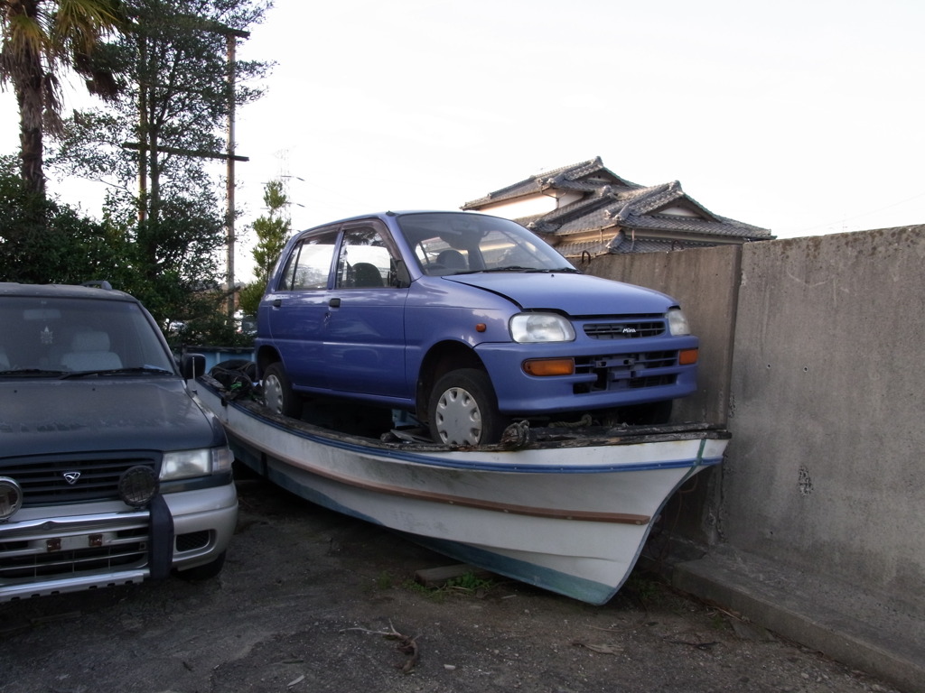 駐車・・・船？！