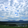 湿原を覆う雲