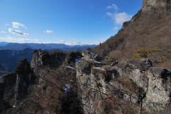 大砲岩と荒船山