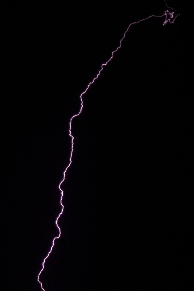 Purple lightning