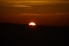 日の出＠白馬岳山頂